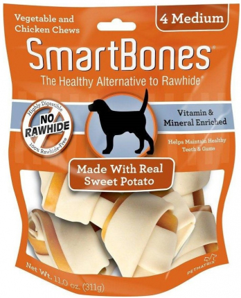 Smartbones Sweet Potato Medium - 4 Unidades para perro